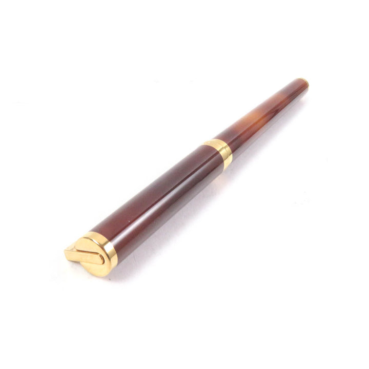 Great Dupont fountain pen Montparnasse Cap type brown marble 18K mens