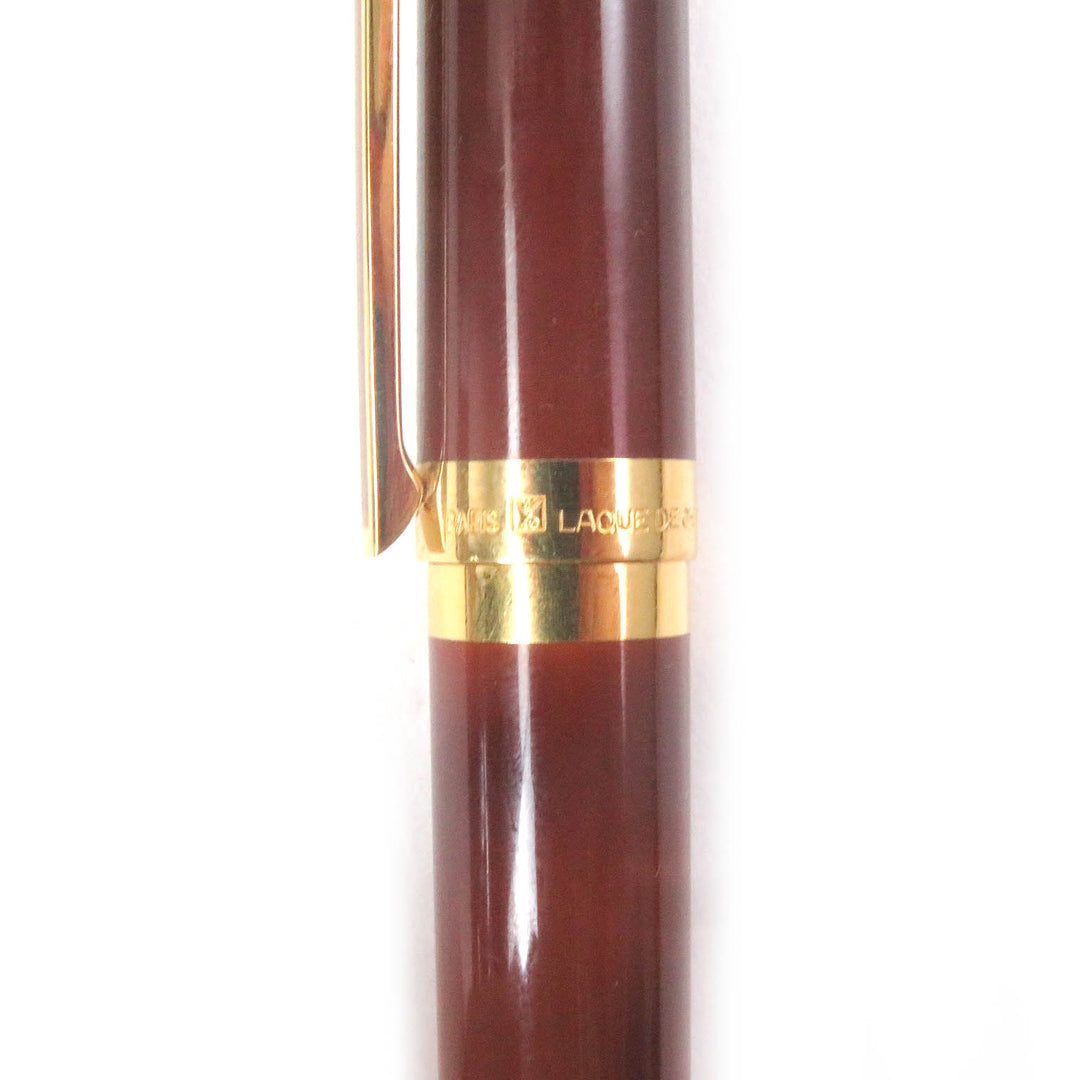 Great Dupont fountain pen Montparnasse Cap type brown marble 18K mens