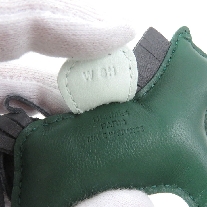 Pristine HERMES strap Rodeo Charm PM Vermoyen Ardoise Vert Peppermint Anyo Miro
