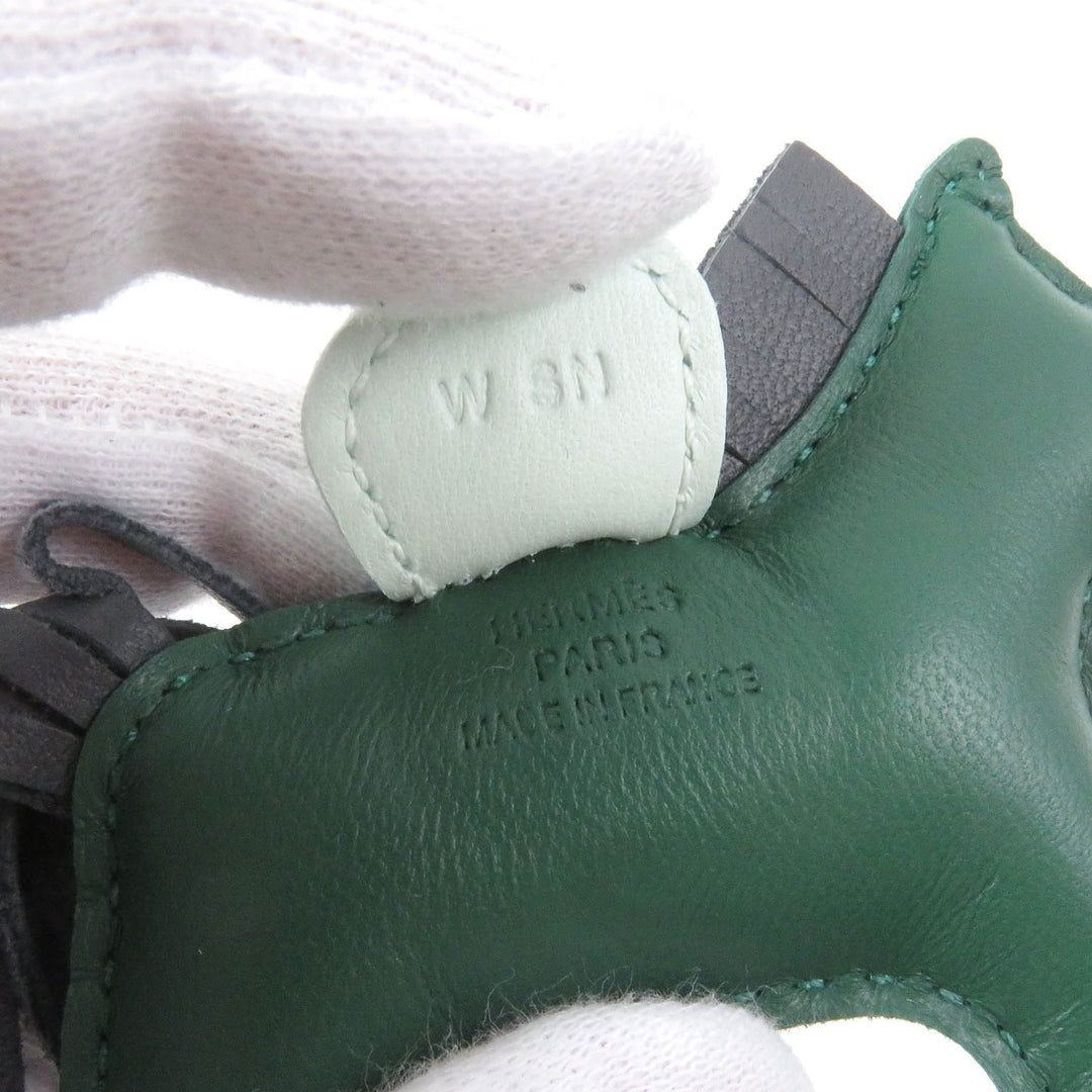 Pristine HERMES strap Rodeo Charm PM Vermoyen Ardoise Vert Peppermint Anyo Miro