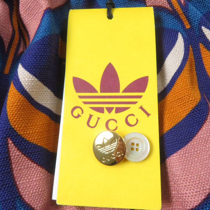 Pristine GUCCI×adidas Shorts Trefoil Web Line multicolor cotton Women 36 703006