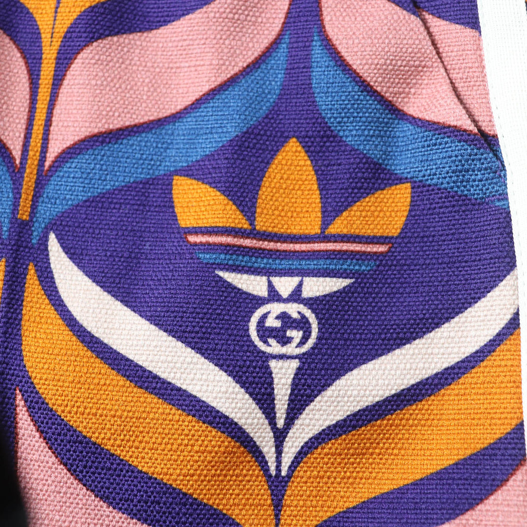 Pristine GUCCI×adidas Shorts Trefoil Web Line multicolor cotton Women 36 703006