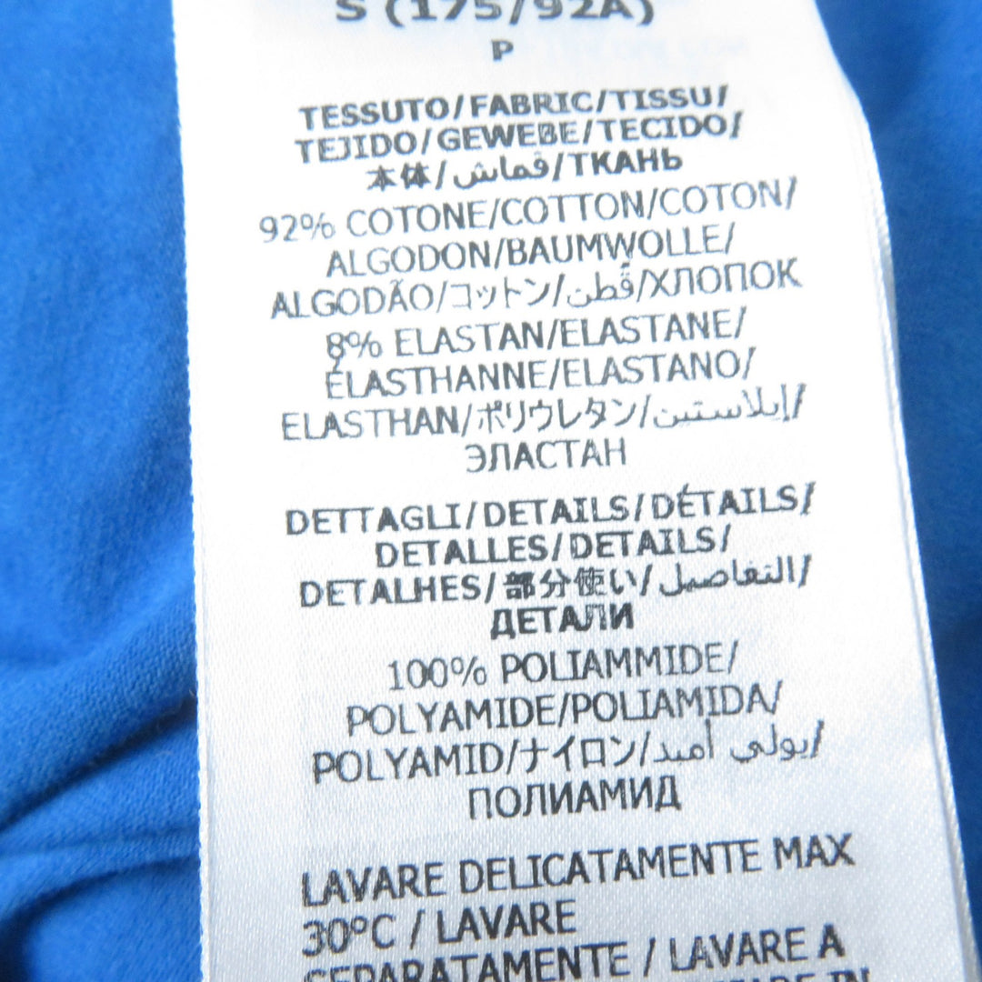 Pristine GUCCI×adidas Short sleeve T-shirt Trefoil print blue cotton Women S