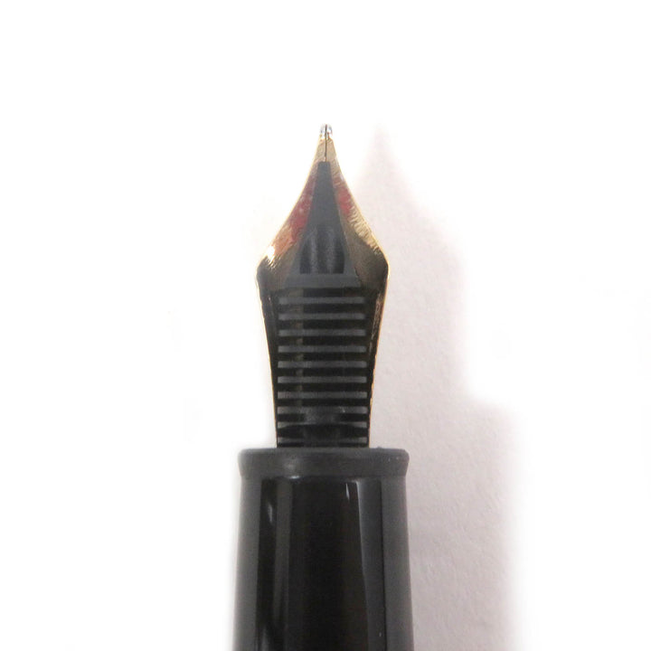 Great MONTBLANC fountain pen Meisterstck 145 Pix Classic Chopin Black gold 14K mens