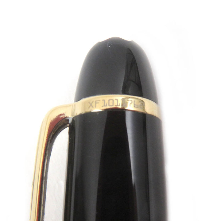 Great MONTBLANC fountain pen Meisterstck 145 Pix Classic Chopin Black gold 14K mens