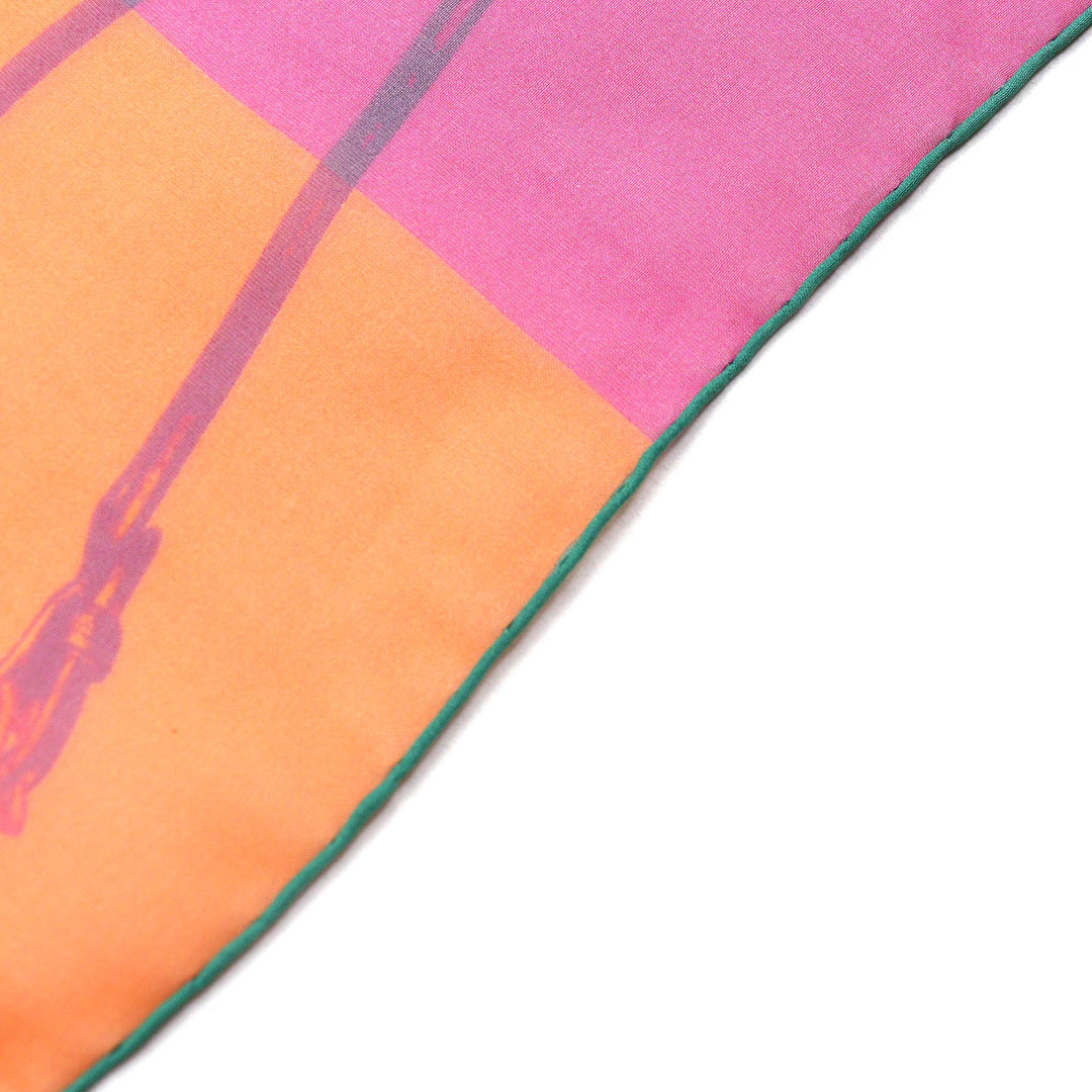 Great HERMES scarf Brides Rebelles Horse Tackle Rebellion Carr 140 Large Shawl