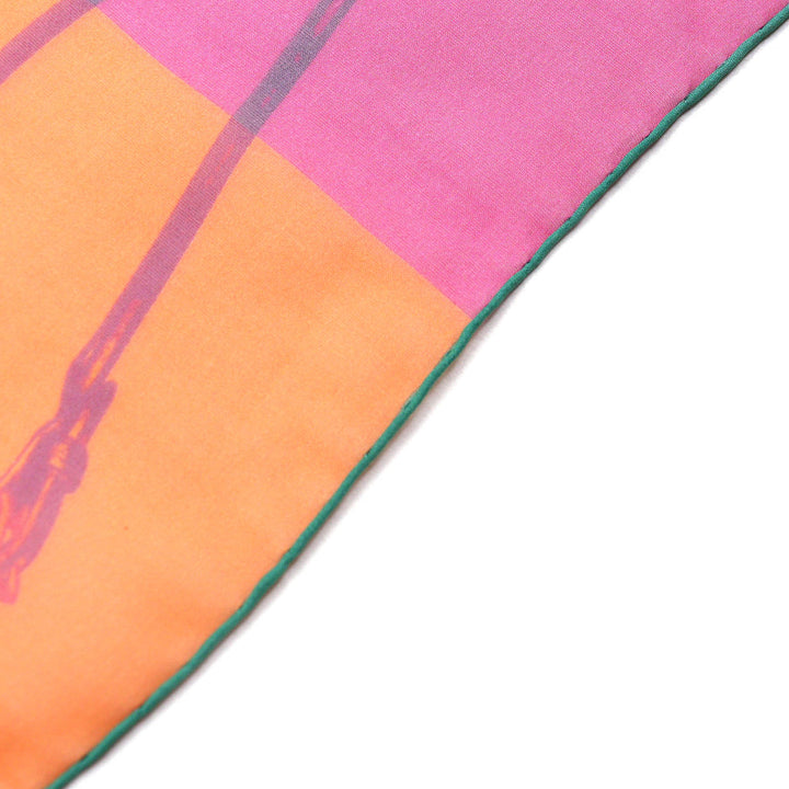 Great HERMES scarf Brides Rebelles Horse Tackle Rebellion Carr 140 Large Shawl