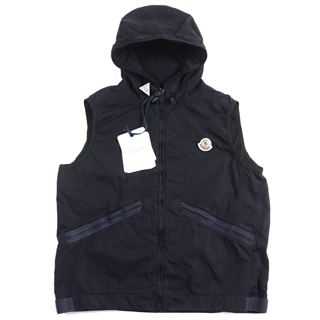 Pristine MONCLER Best TOUQUES GIUBBOTTO Navy Nylon mens 4 F10911A72160 53705