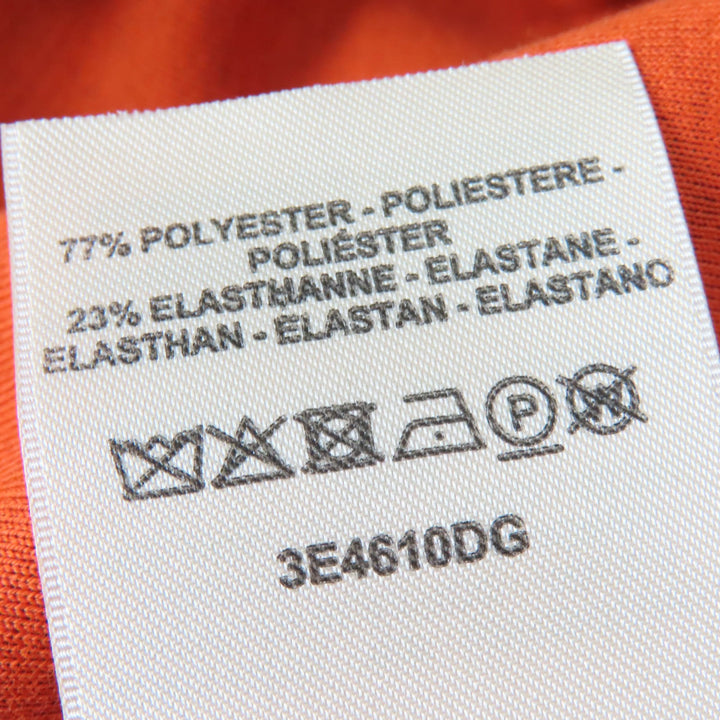 Excellent HERMES sweat Mock neck long sleeve with crudcell patch Brown cotton Women 34