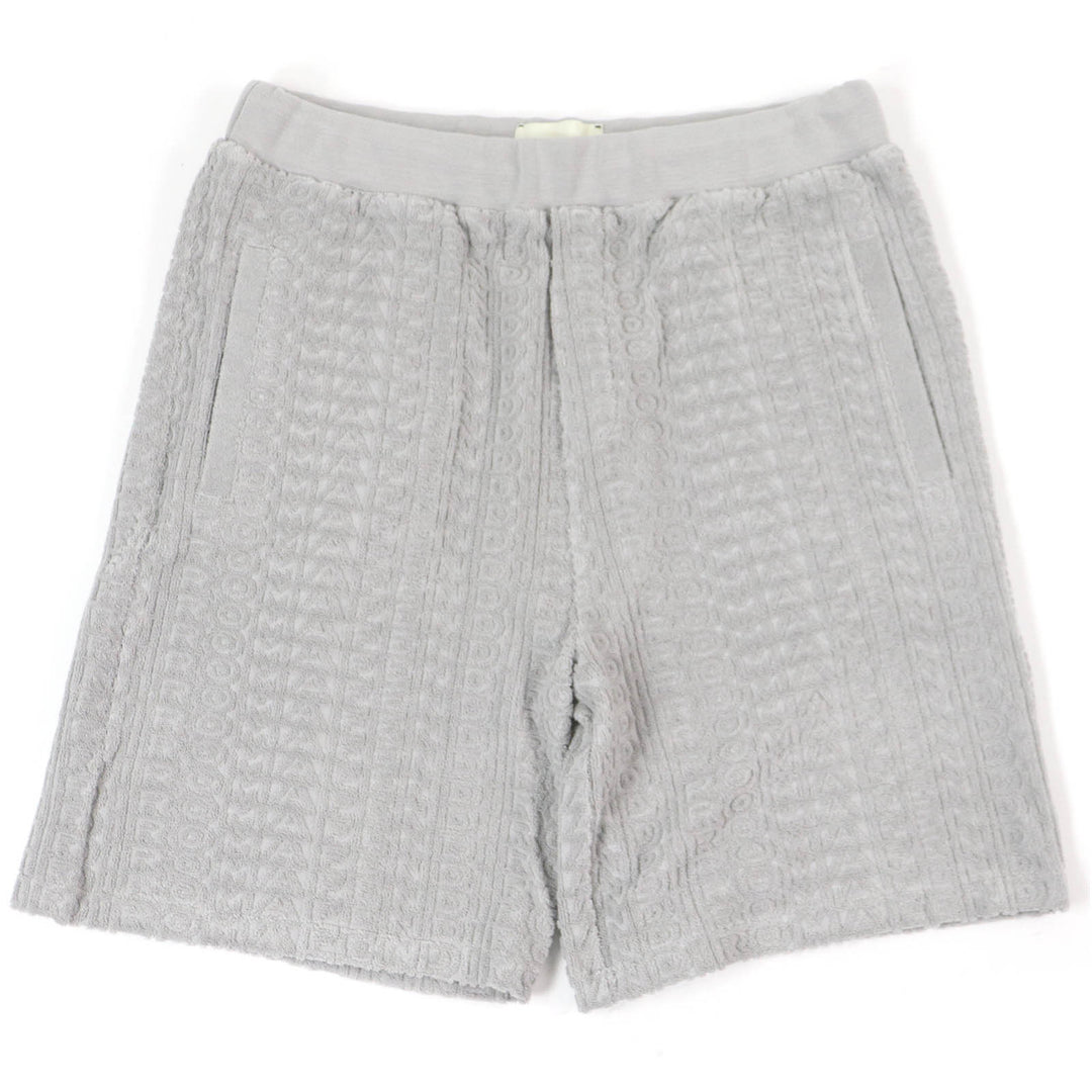 Excellent FENDI×MARC JACOBS Shorts Embossed logo pile easy pants gray 50 FB0689