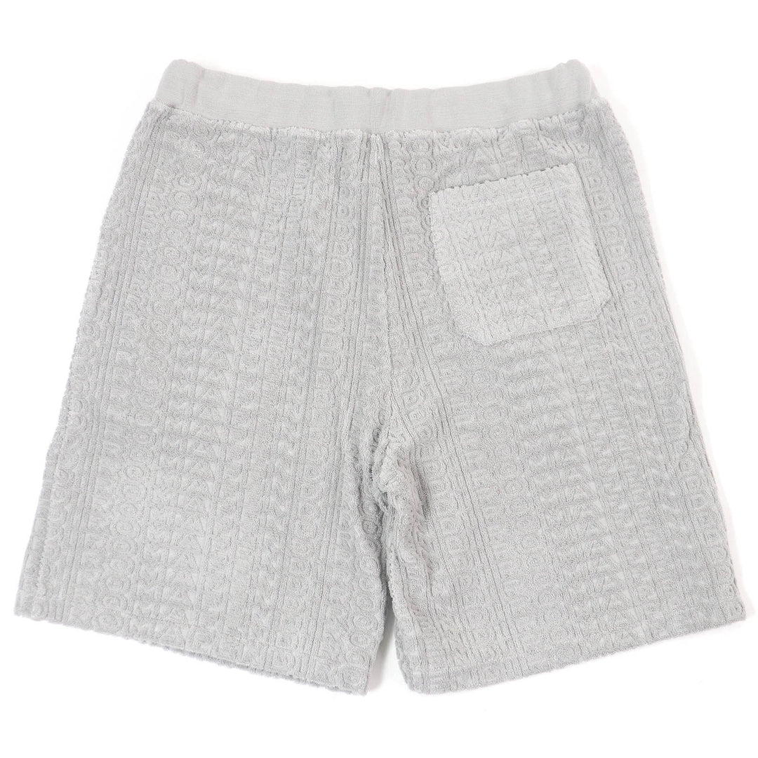 Excellent FENDI×MARC JACOBS Shorts Embossed logo pile easy pants gray 50 FB0689