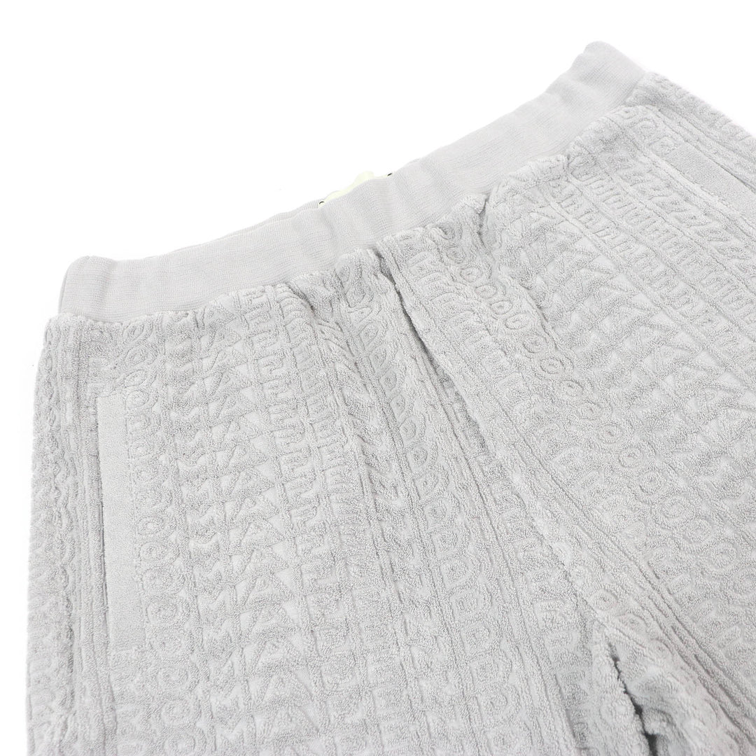 Excellent FENDI×MARC JACOBS Shorts Embossed logo pile easy pants gray 50 FB0689