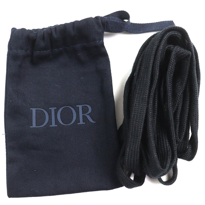 Pristine DIOR High cut sneakers B23 Oblique Logo Black beige mens 43 3SH126ZSA