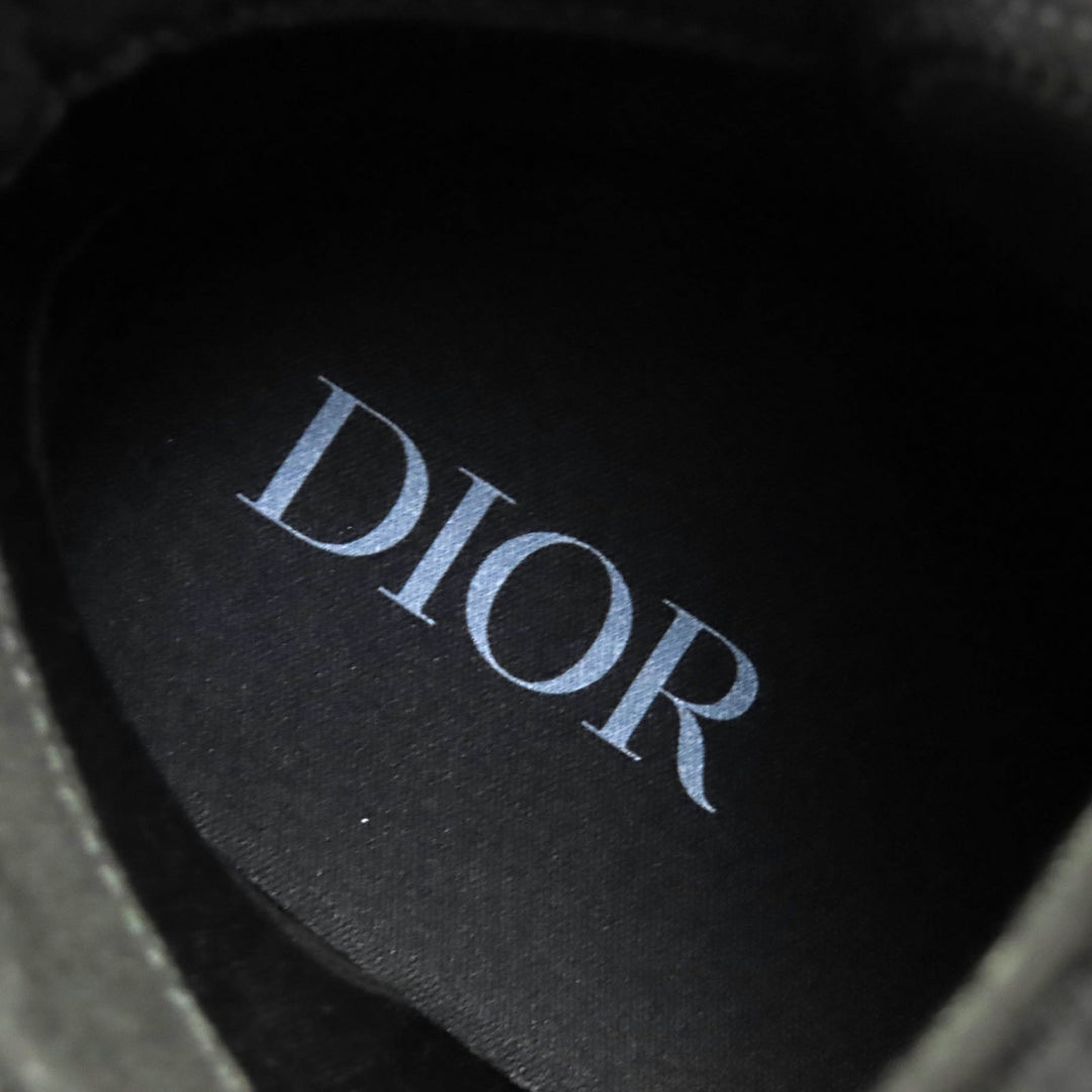 Pristine DIOR High cut sneakers B23 Oblique Logo black mens 43 3SH126ZSA H969