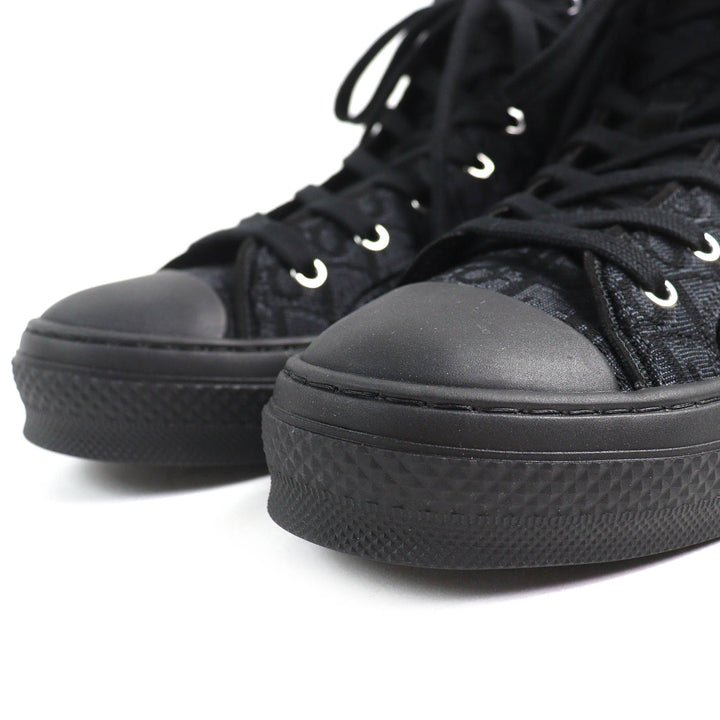 Pristine DIOR High cut sneakers B23 Oblique Logo black mens 43 3SH126ZSA H969