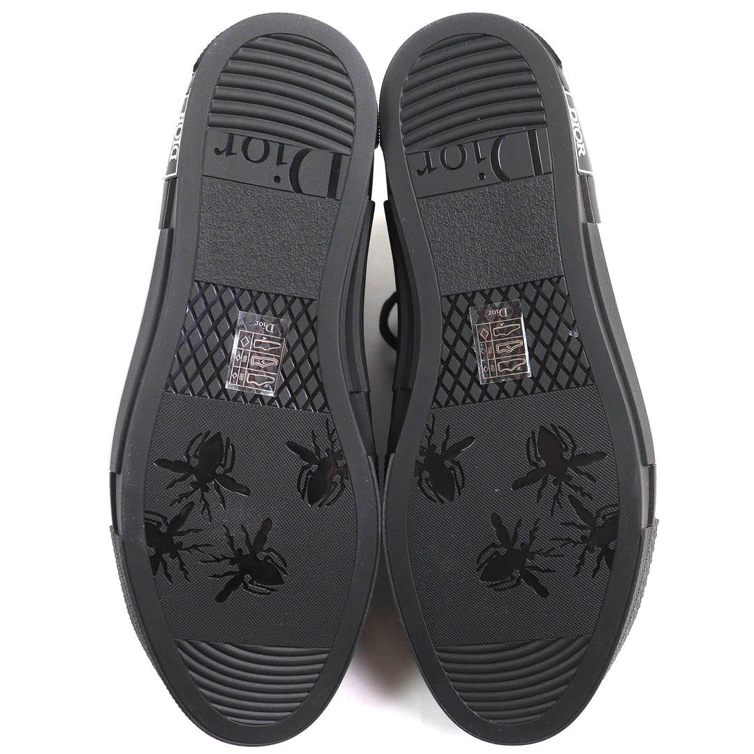 Pristine DIOR High cut sneakers B23 Oblique Logo black mens 43 3SH126ZSA H969