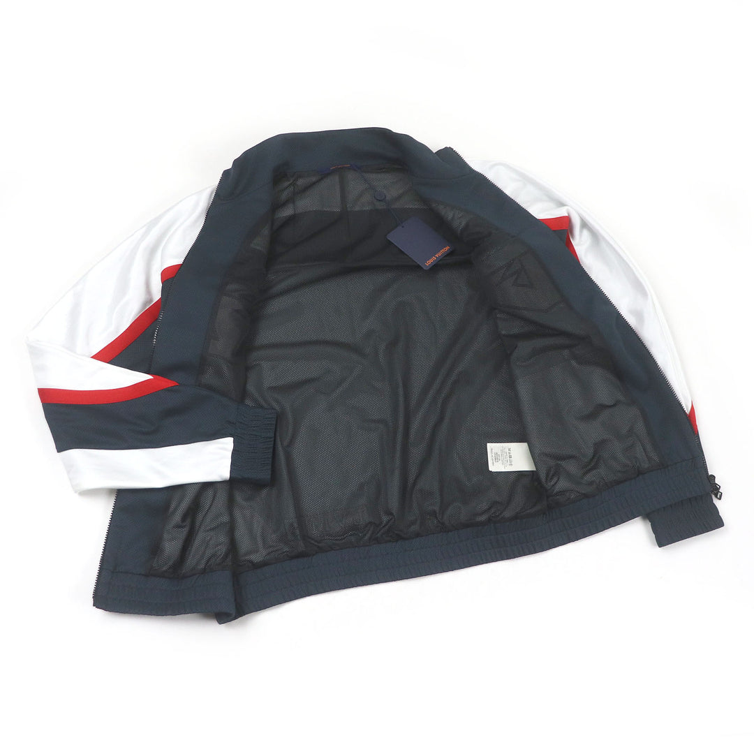 Pristine LOUIS VUITTON Blouson Embellished LV Graphic Hockey Truck blouson gray mens L