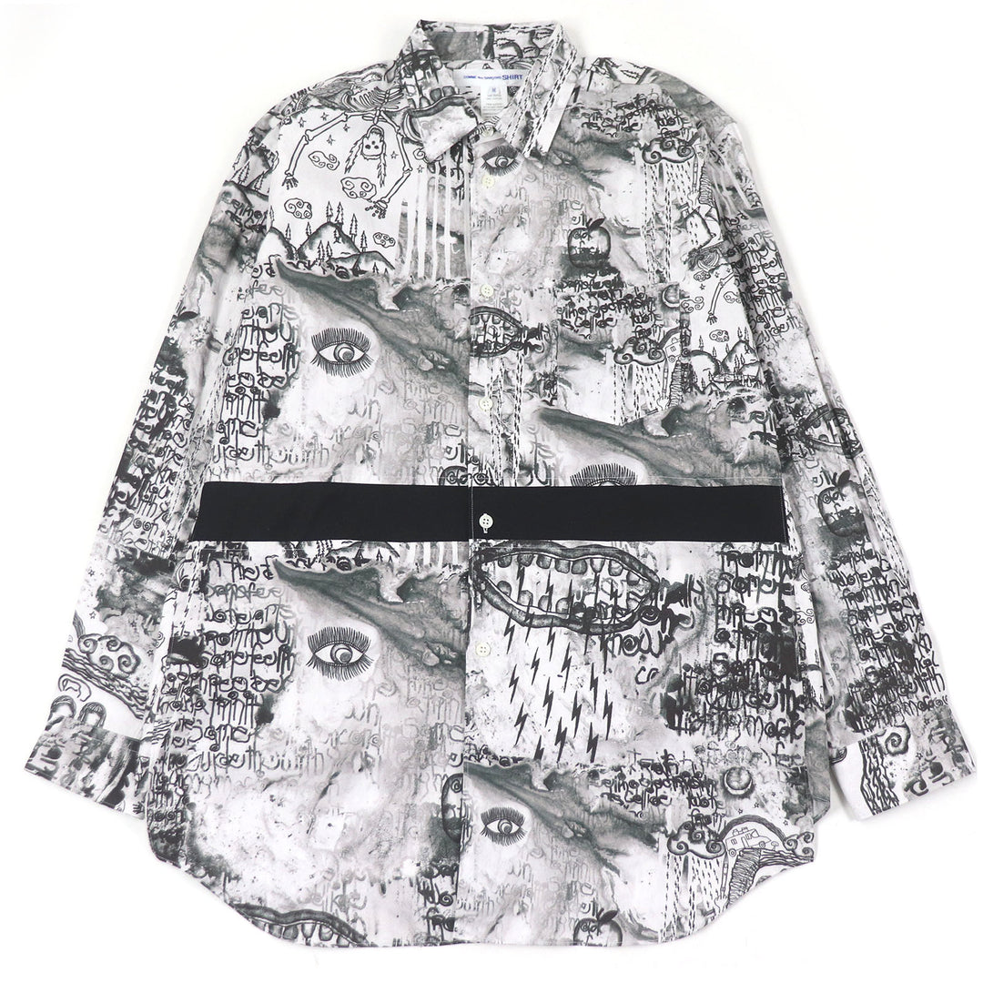Excellent COMME des GARCONS SHIRT Long sleeve shirt White system mens M