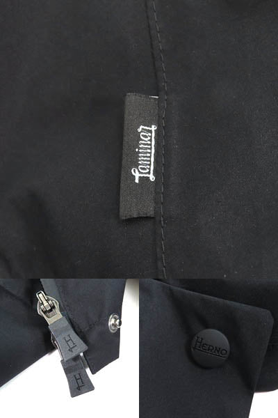 Excellent Herno ensemble Laminar GORE-TEX 3WAY NYLONCOAT black polyester Women40 GC00055DL