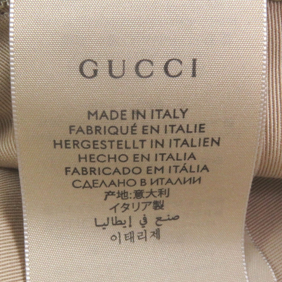 Excellent GUCCI hat GG canvas bucket beige cotton mens 576587