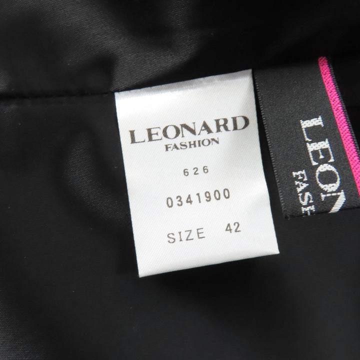Pristine LEONARD FASHION setup Leopard jacket and dress Women 42 0341900