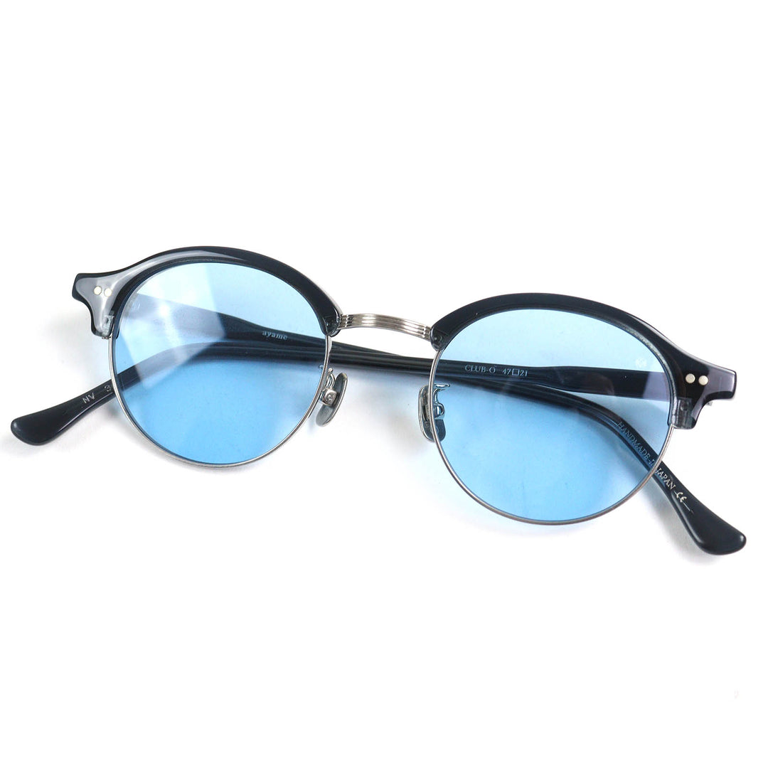 Excellent ayame sunglasses Blow style Frame: Black mens CLUB-O