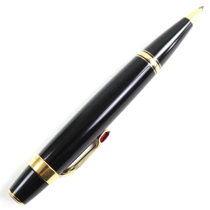 Good MONTBLANC Ballpoint pen boheme rouge Engraved logo, white star with stone,