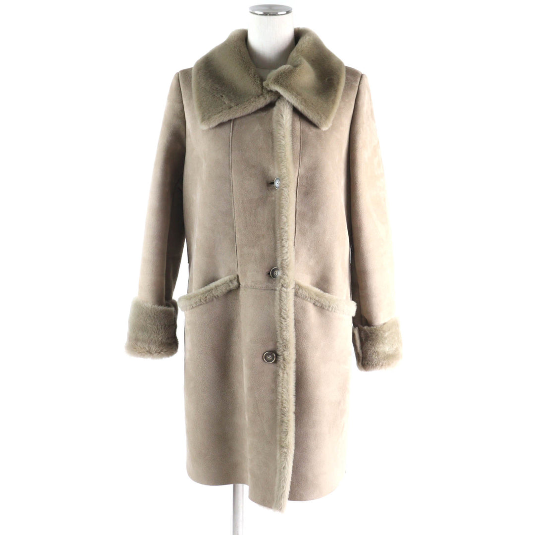Very Good EMMETI Mouton coat beige Mouton Women 40