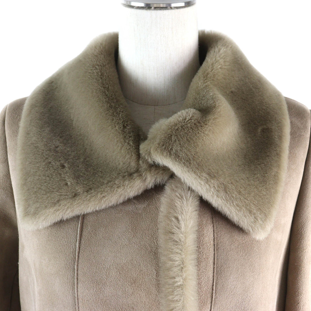 Very Good EMMETI Mouton coat beige Mouton Women 40
