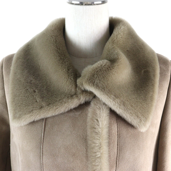 Very Good EMMETI Mouton coat beige Mouton Women 40