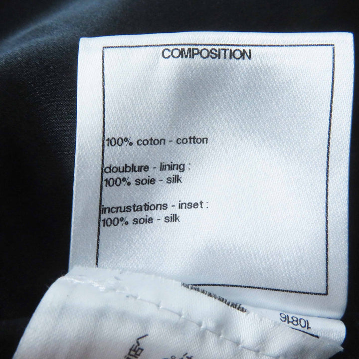 Excellent CHANEL coat COCO Mark button all-over pattern shawl collar 36 P60011