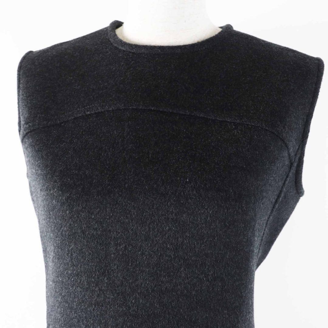 Excellent LOUIS VUITTON one piece Monogram sleeveless Dark gray 36