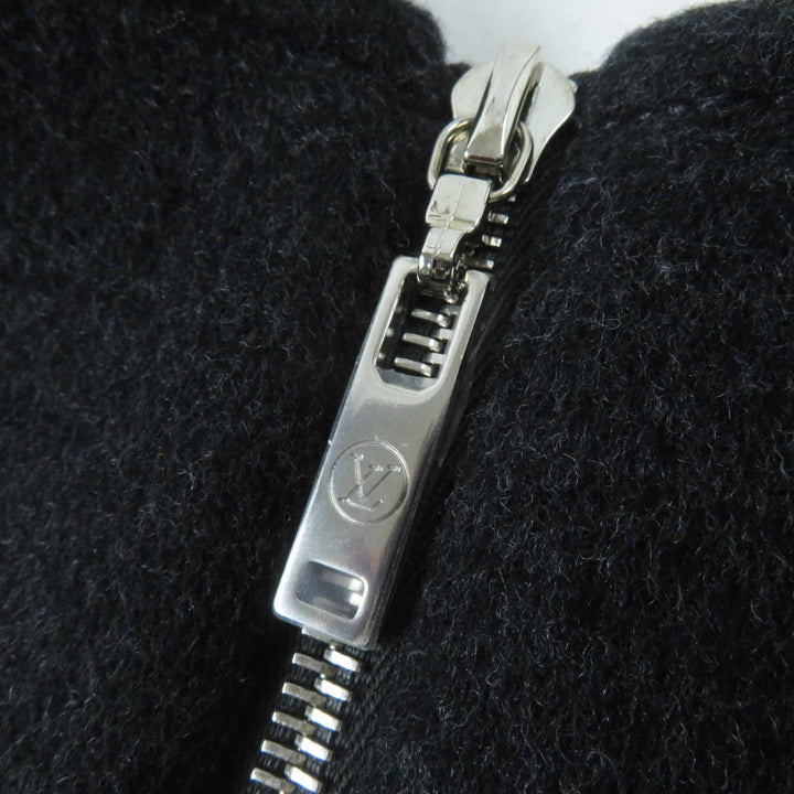 LOUIS VUITTON one piece Dark Gray Light Pink wool Women 36