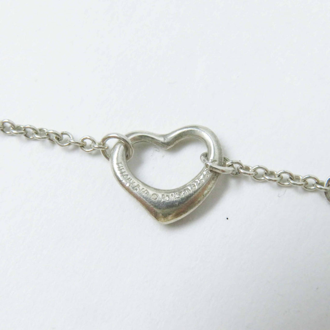 TIFFANY&Co. bracelet Open Heart 5P Bracelet Silver SV925 Women