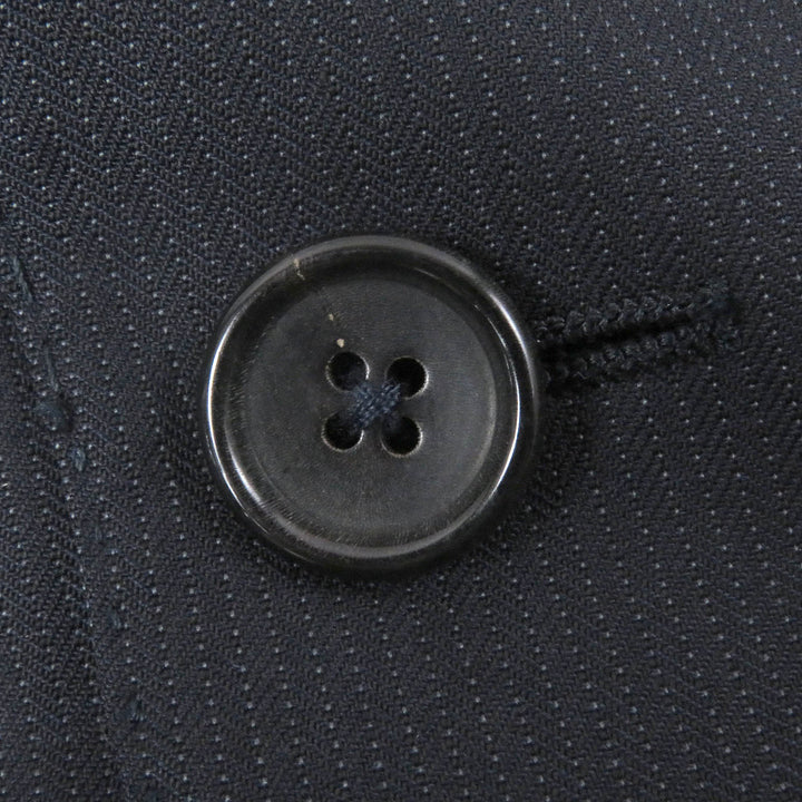 Great TOM FORD suit Stripe Pattern Peak Lapel Single Dark navy wool mens 56