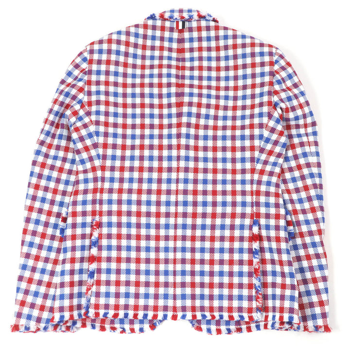 Excellent THOM BROWNE tailored jacket fringe design single