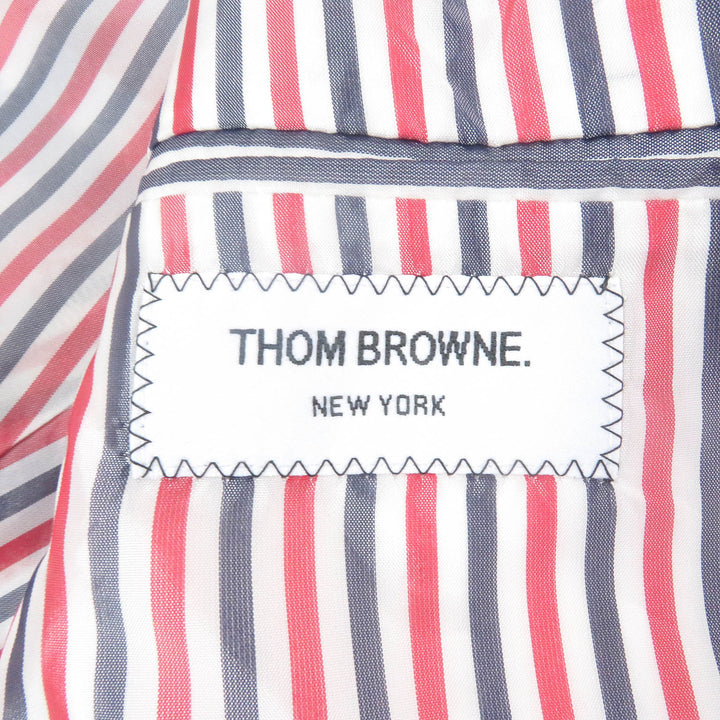 Excellent THOM BROWNE tailored jacket fringe design single