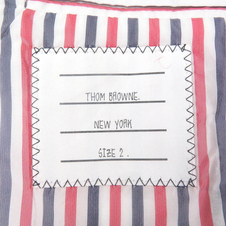 Excellent THOM BROWNE tailored jacket fringe design single