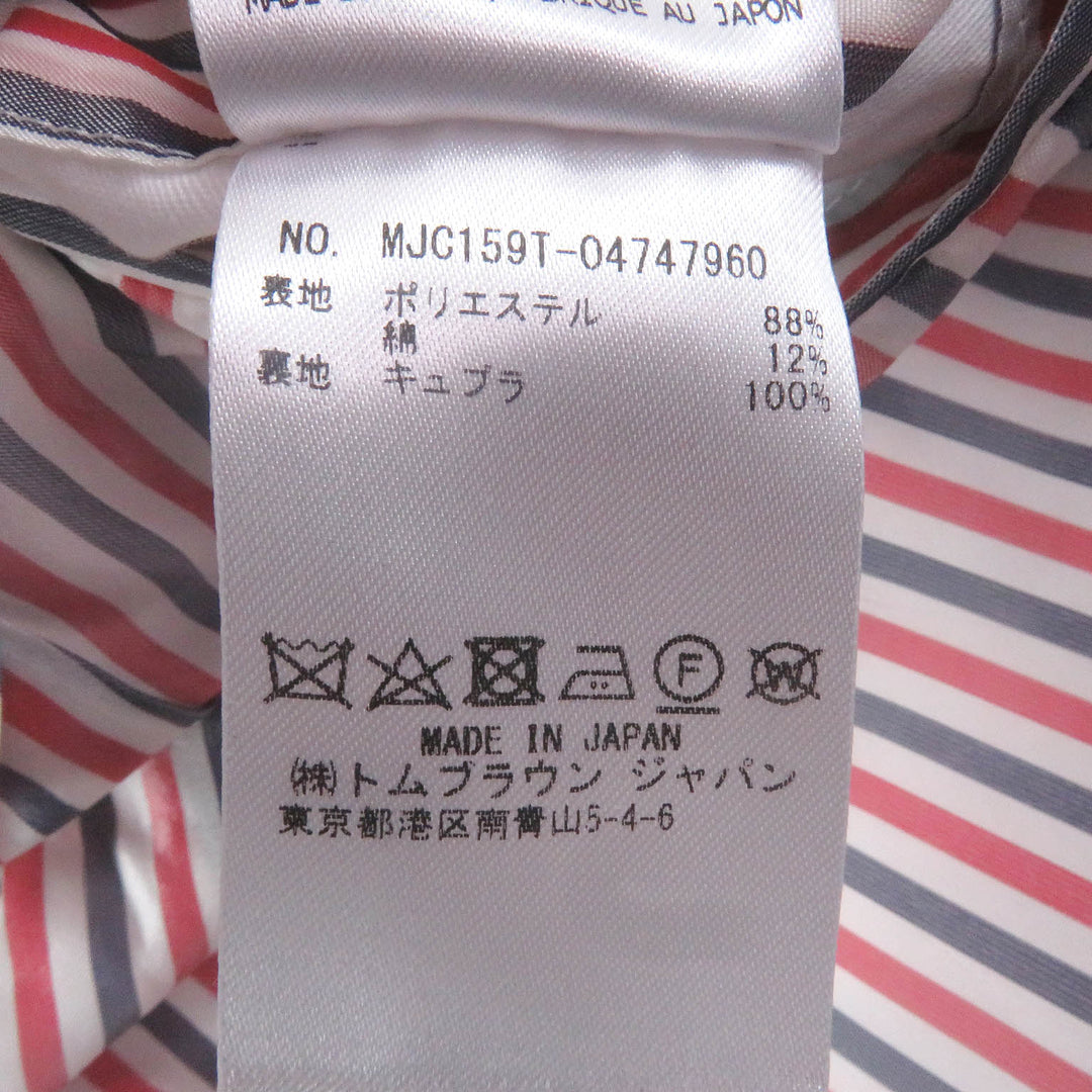 Excellent THOM BROWNE tailored jacket fringe design single