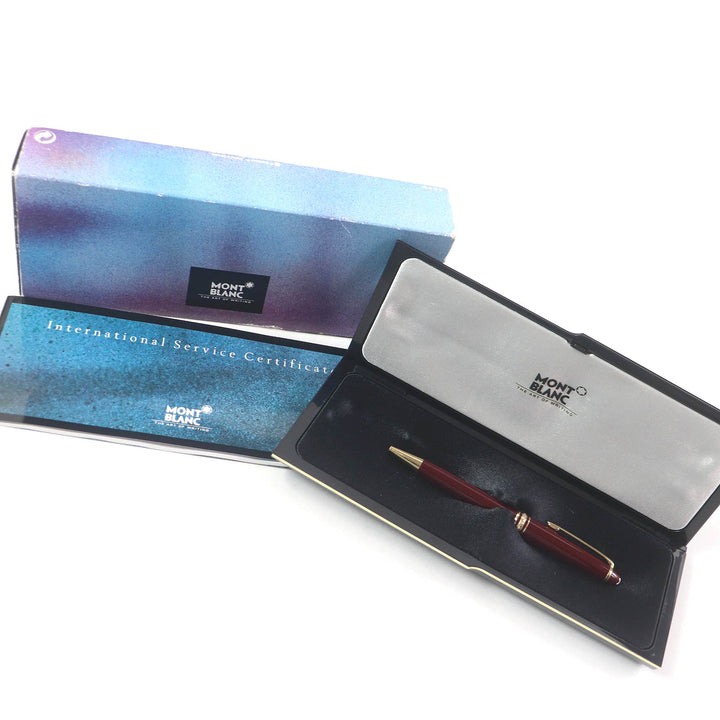 Very Good MONTBLANC Ballpoint pen Meisterstück Classic Twist Style Bordeaux mens