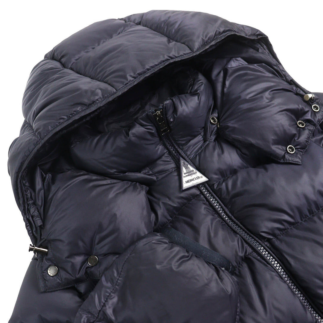Very Good MONCLER Down jacket WILLM Logo patch Tricolor Hooded Double zip 0