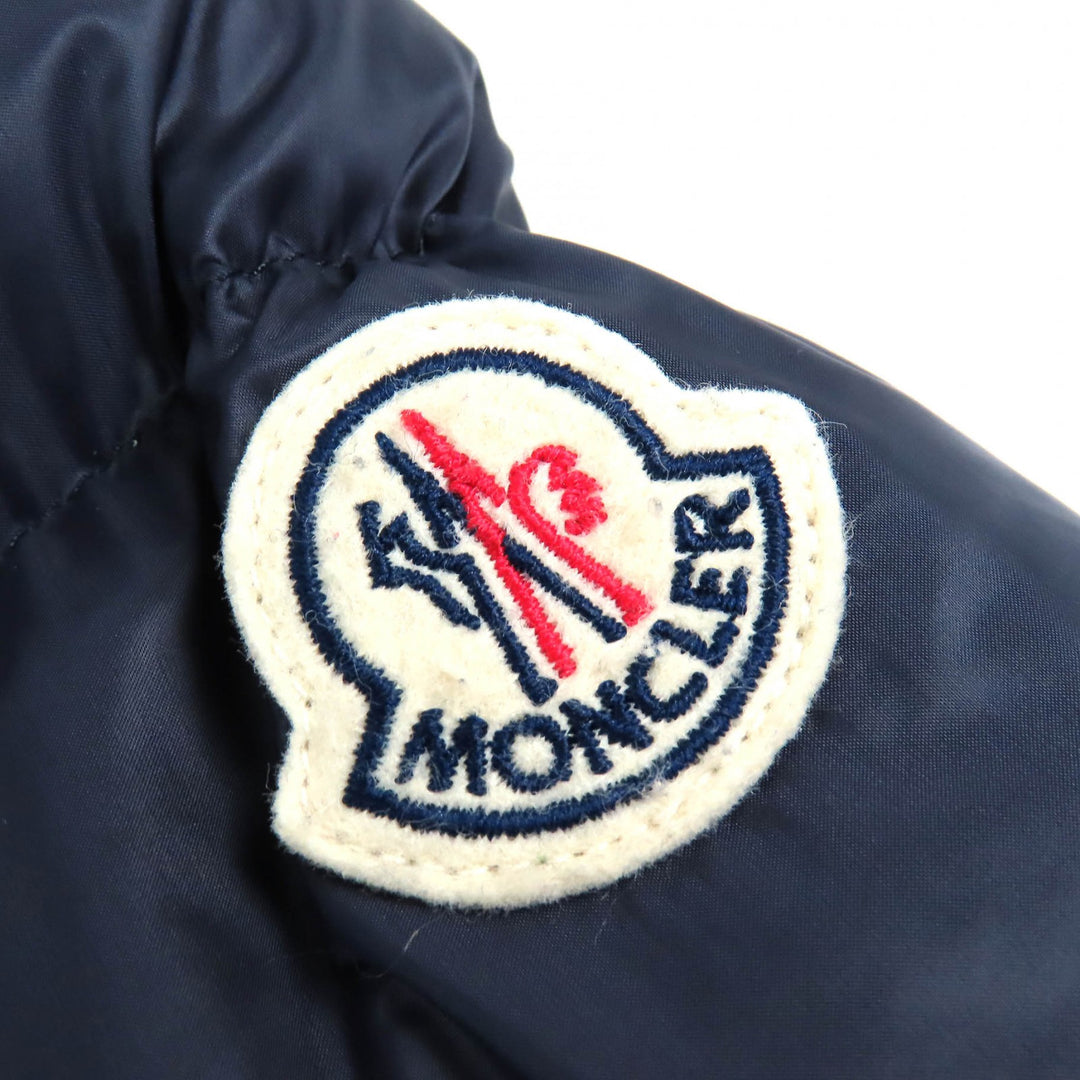 Very Good MONCLER Down jacket WILLM Logo patch Tricolor Hooded Double zip 0