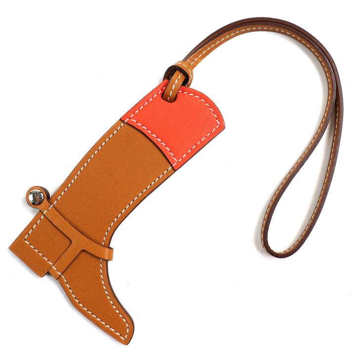 Pristine HERMES charm Paddock boots Serie button Voatler Women