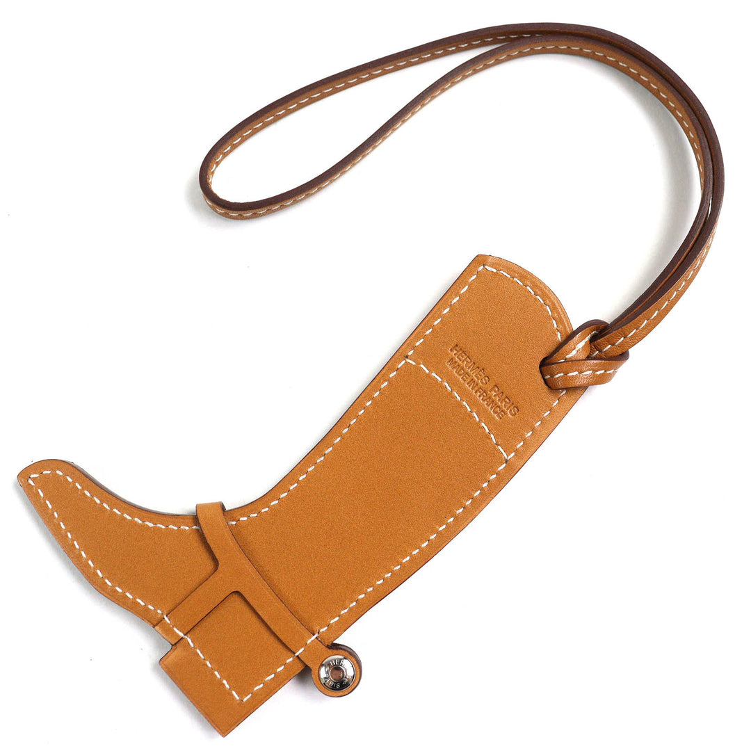 Pristine HERMES charm Paddock boots Serie button Voatler Women