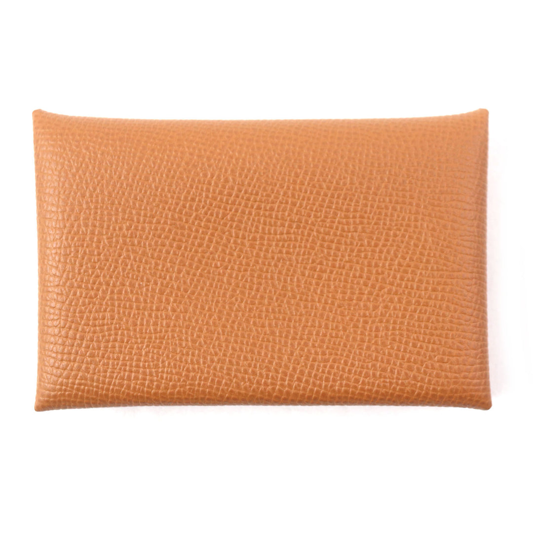 Excellent HERMES Coin case Calvi Card Case Epsom mens