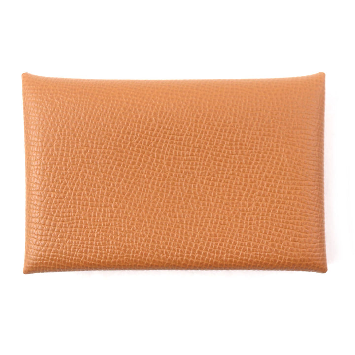 Excellent HERMES Coin case Calvi Card Case Epsom mens