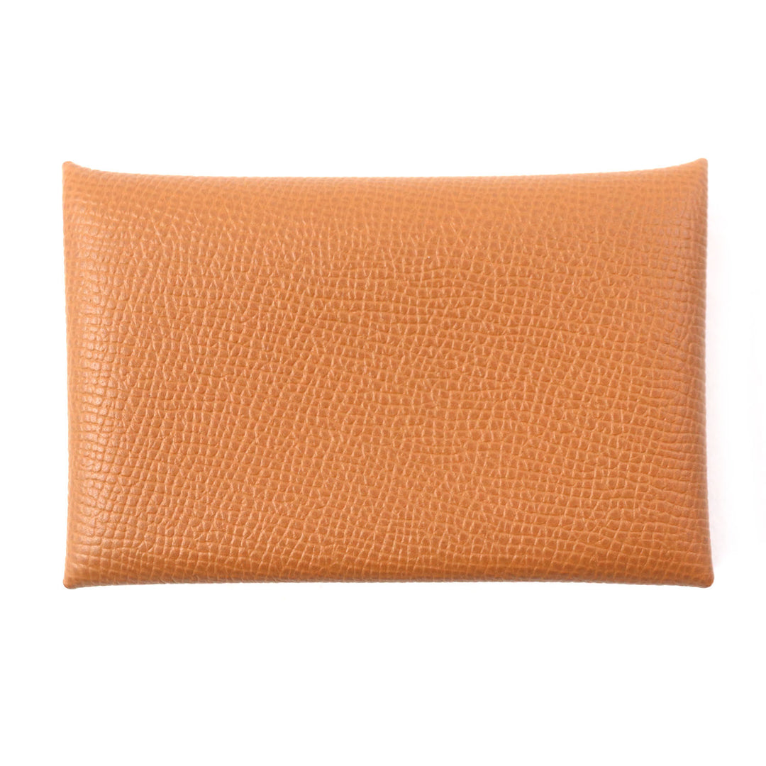 Excellent HERMES Coin case Calvi Card Case Epsom mens