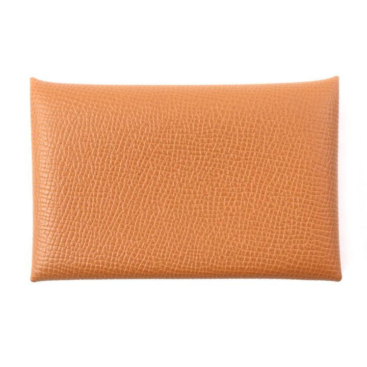 Excellent HERMES Coin case Calvi Card Case Epsom mens