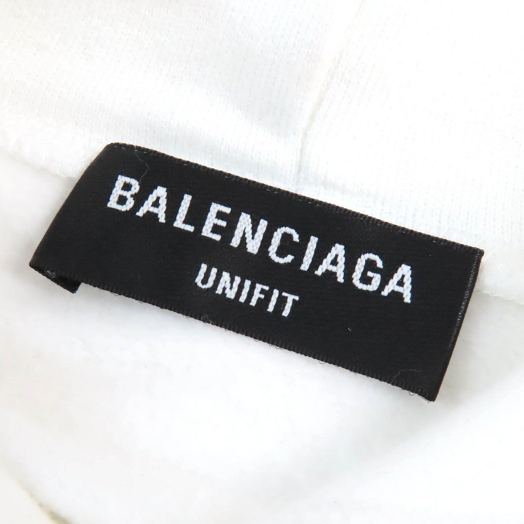 Great BALENCIAGA hoodie LGBTQ logo rainbow embroidered oversizedpullover cotton mensL