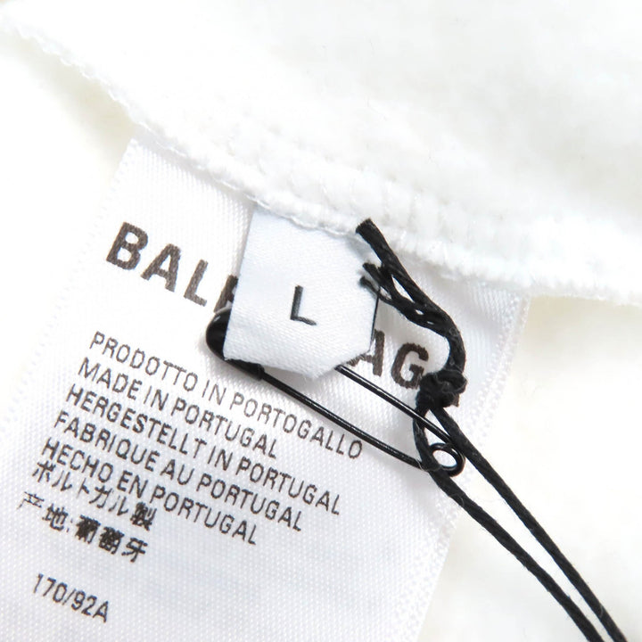 Great BALENCIAGA hoodie LGBTQ logo rainbow embroidered oversizedpullover cotton mensL